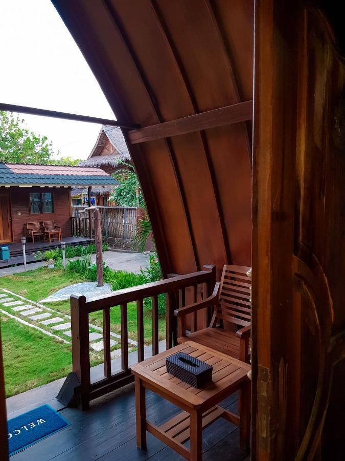 Leaf Coco Bungalow Gili Air Buitenkant foto